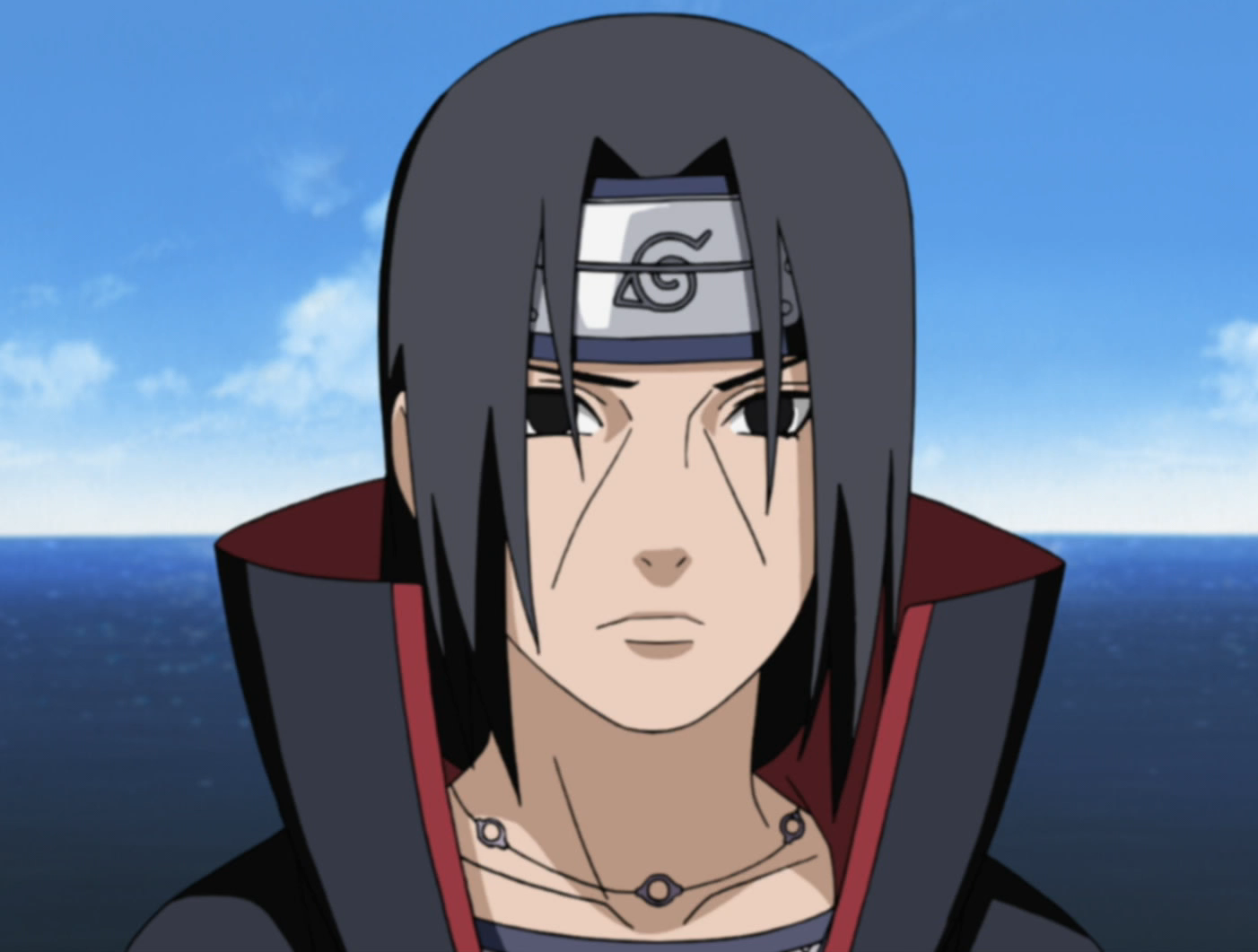 Colar Akatsuki Itachi Símbolo Nuvem Vermelha Naruto : .com.br: Moda